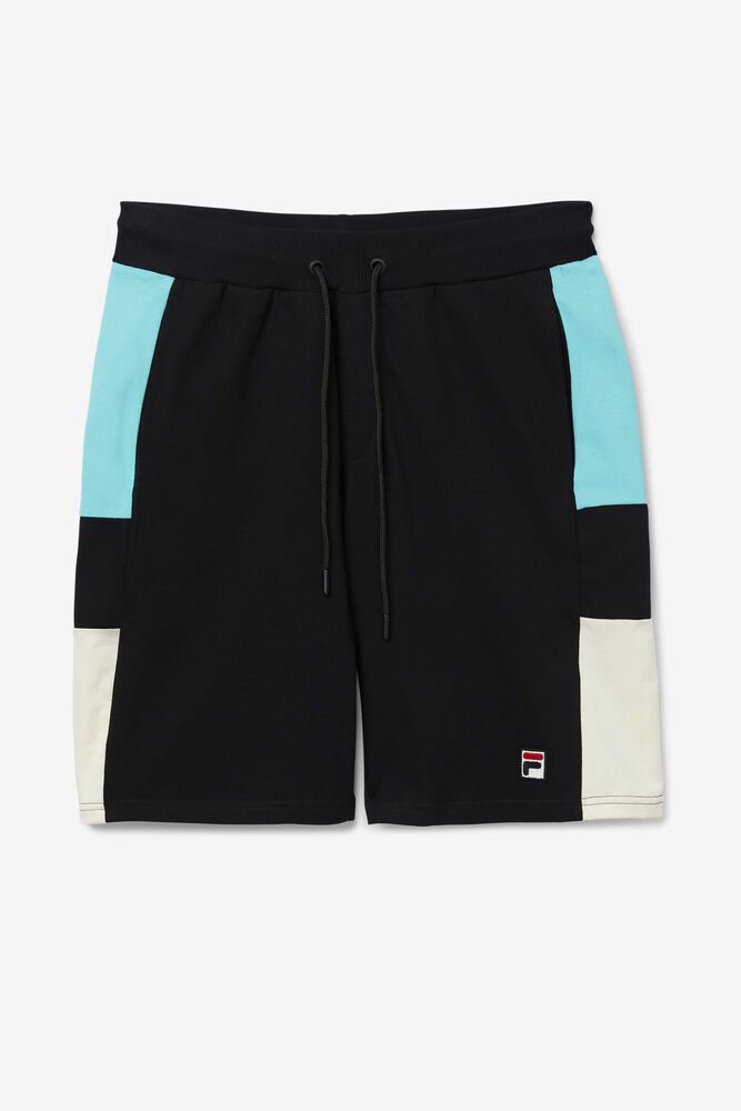 Fila Shorts Mens Black Galway - Ireland 17384-VWOD